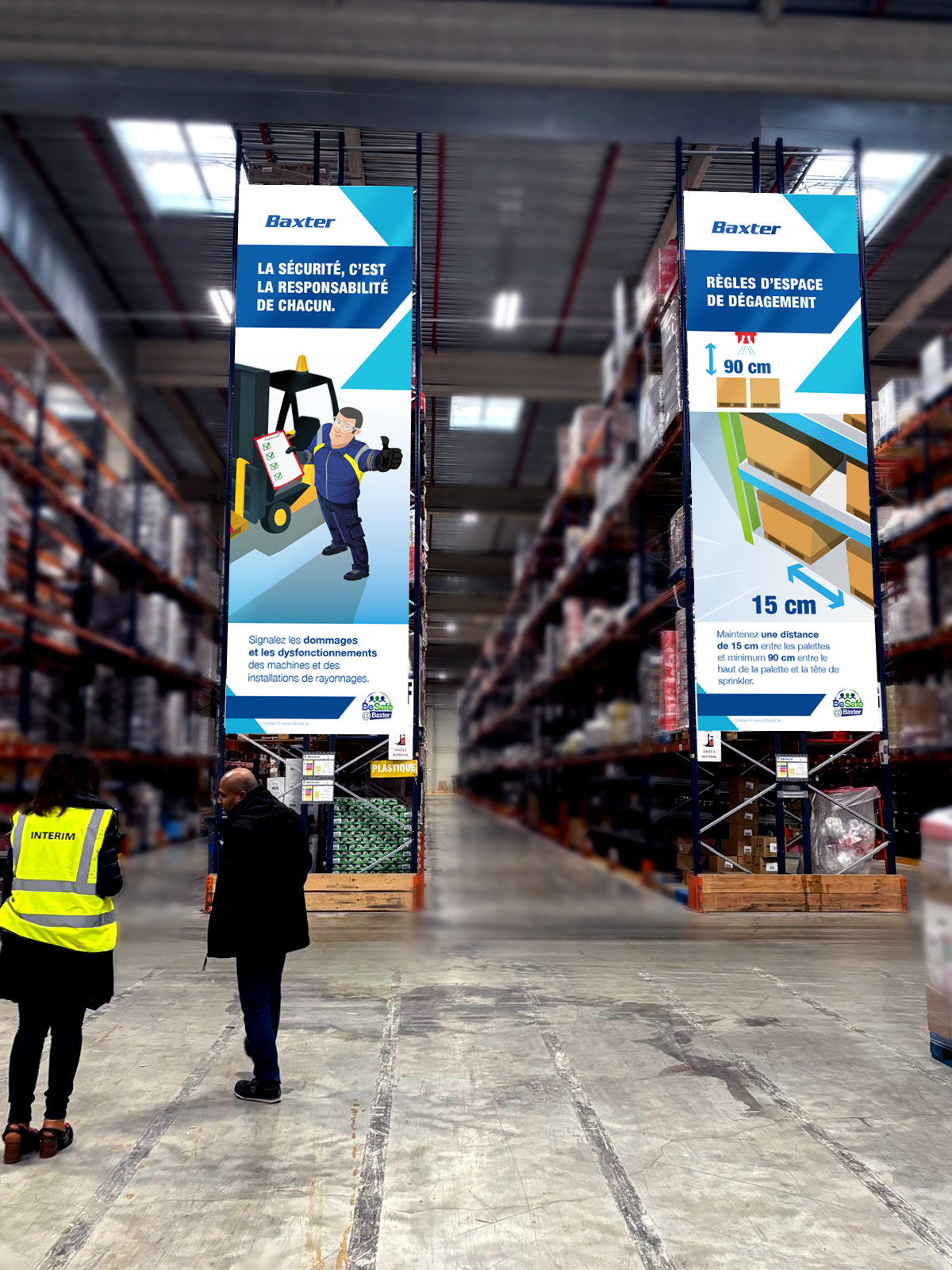 Bâches Baxter outil poster affichage entreprise